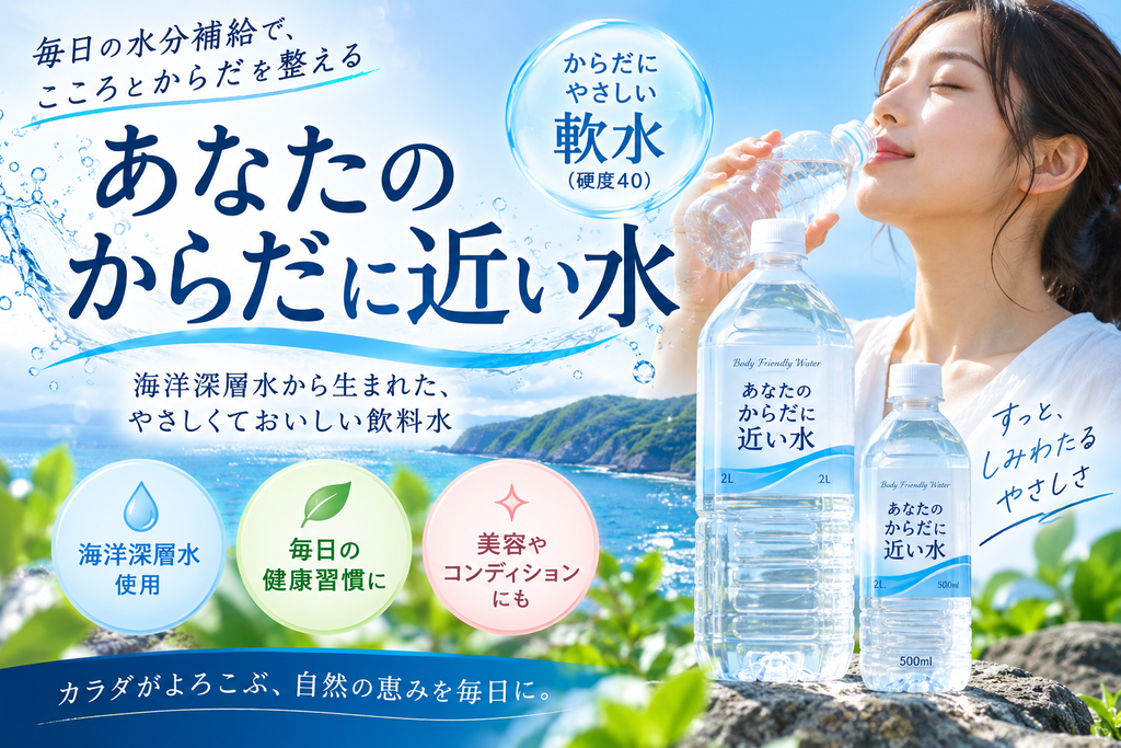 あなたのからだに近い水を徹底比較