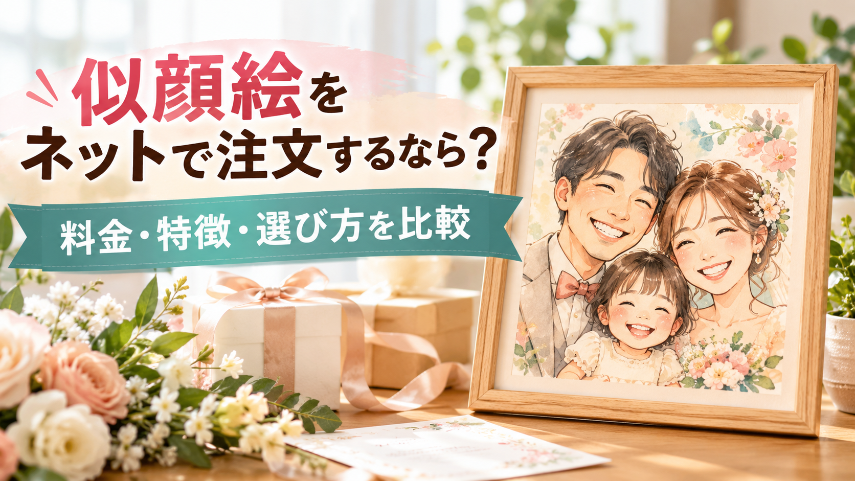 似顔絵をネットで注文するなら？似顔絵グラフィックスなどの料金・特徴を比較